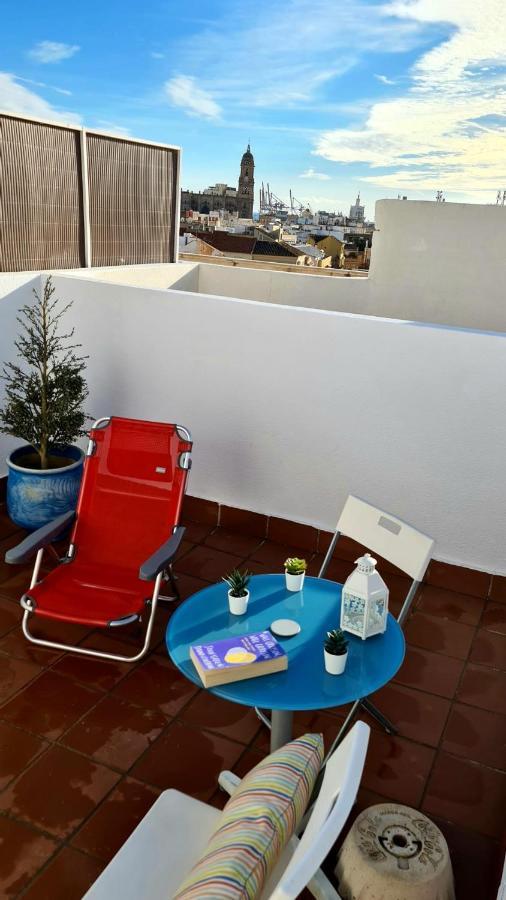 Penthouse With Solarium In The Center Of Malaga-Atico Con Solarium En El Centro De Malaga Apartment Екстериор снимка